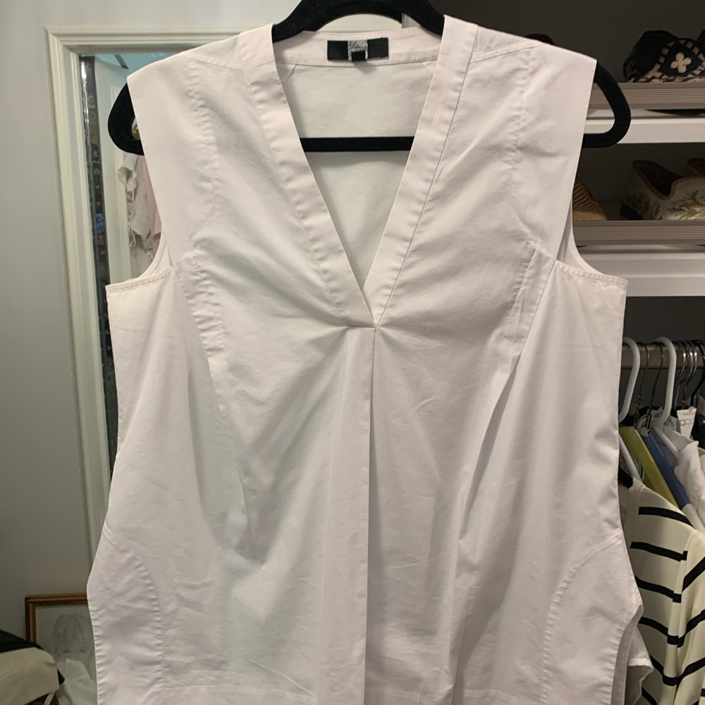 Saks Fifth Avenue Sleeveless Cotton Blouse